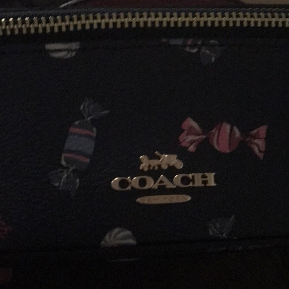 Nwt Authentic Coach Vanity Case-Scattered Candy - Picture 5 of 8